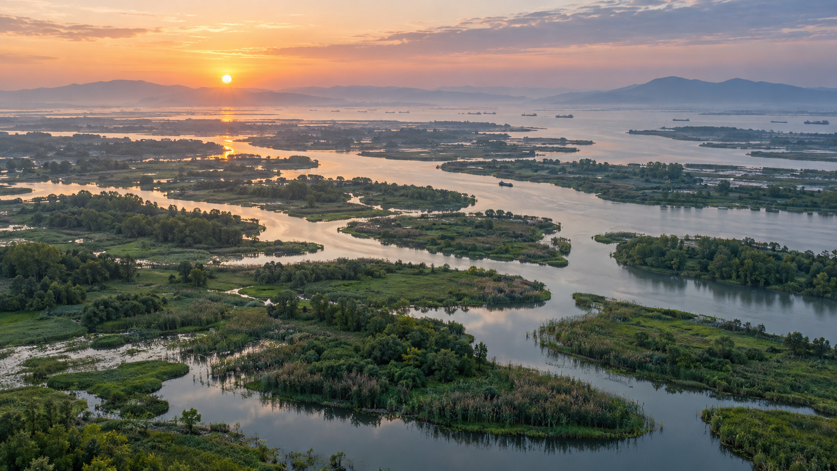 洞庭湖与岳阳楼