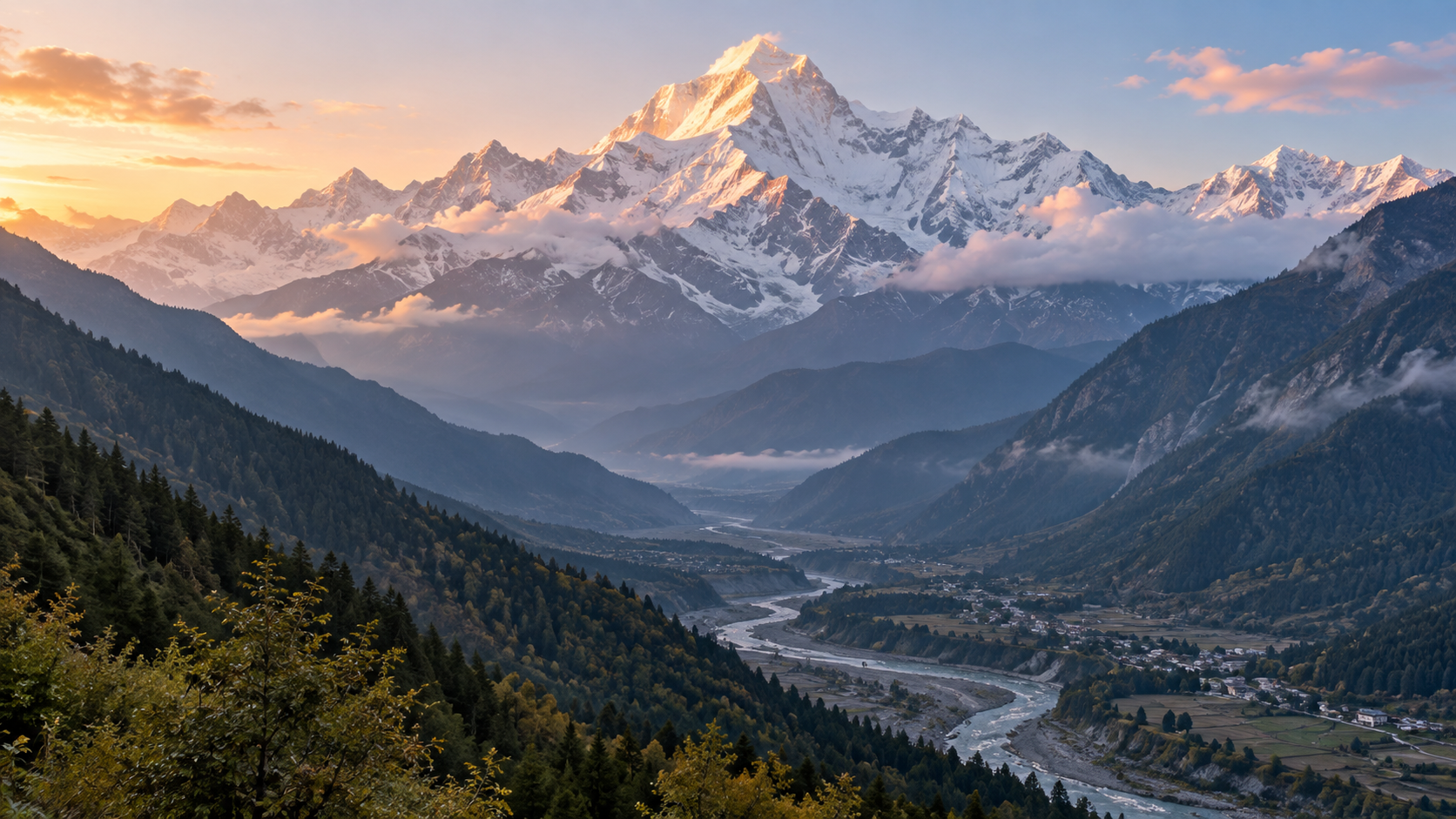 贡嘎山
