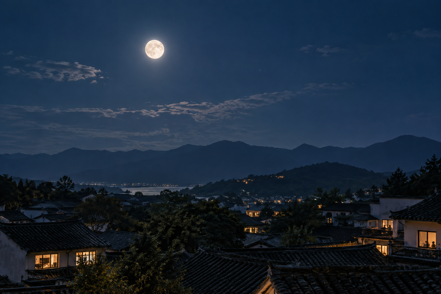中秋赏月